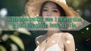 Cách nào bet8k sau 1 tháng dùng đối tác chiến lược uy tín