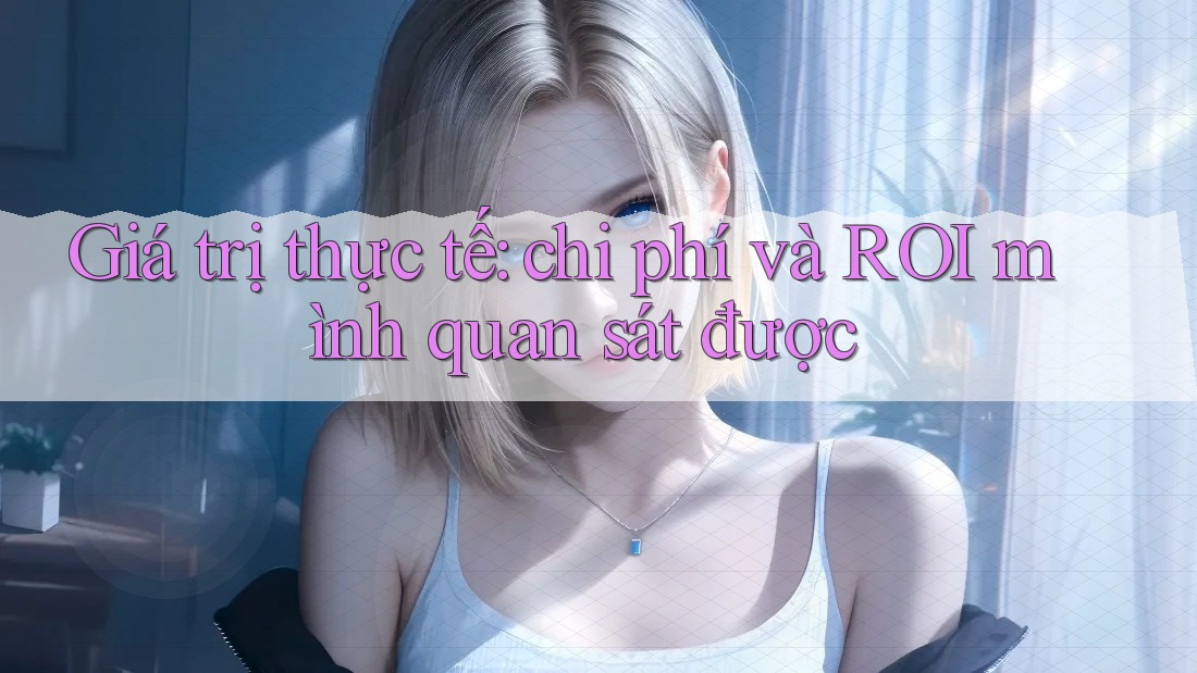 Giá trị thực tế: chi phí và ROI mình quan sát được Giá trị thực tế: chi phí và ROI mình quan sát được