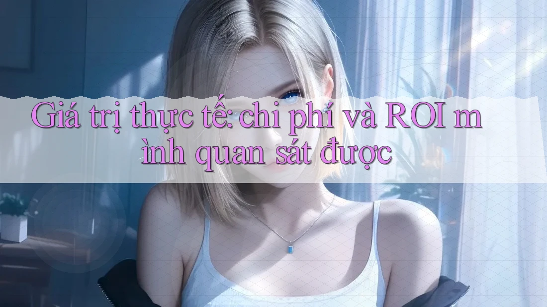 Giá trị thực tế: chi phí và ROI mình quan sát được Giá trị thực tế: chi phí và ROI mình quan sát được