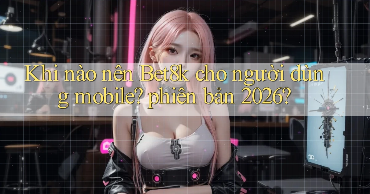 Khi nào nên Bet8k cho người dùng mobile phiên bản 2026
