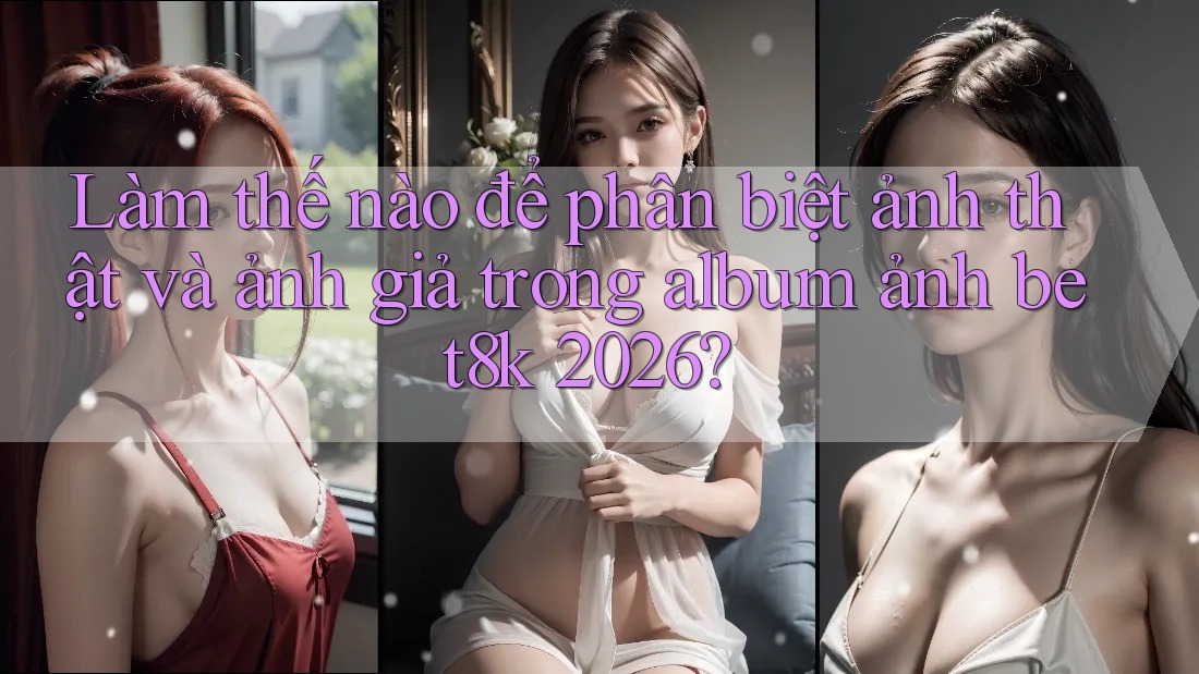 Làm thế nào để phân biệt ảnh thật và ảnh giả trong album ảnh bet8k 2026?