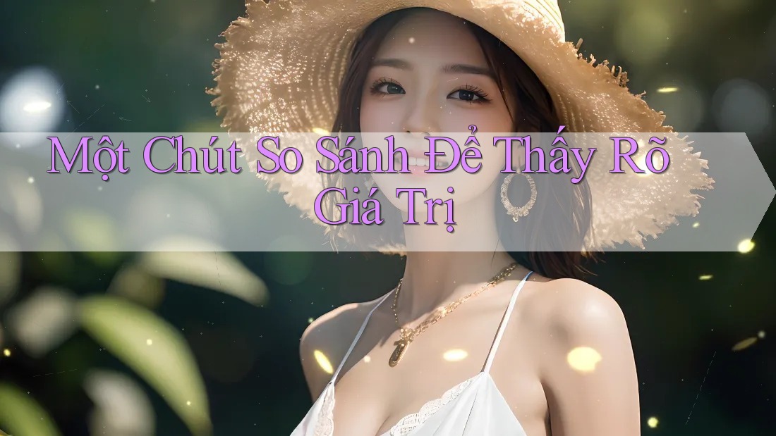 Một Chút So Sánh Để Thấy Rõ Giá Trị Một Chút So Sánh Để Thấy Rõ Giá Trị