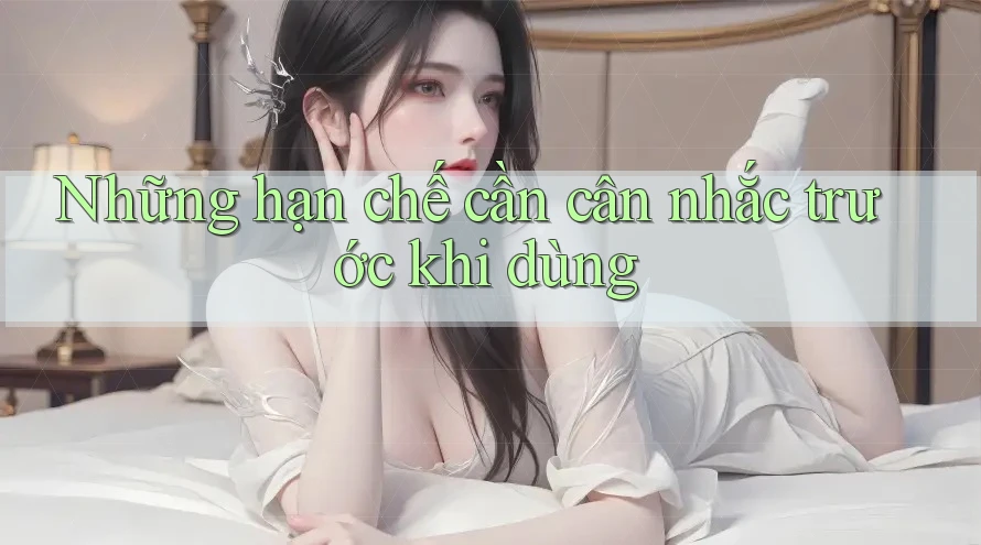 Những hạn chế cần cân nhắc trước khi dùng Những hạn chế cần cân nhắc trước khi dùng