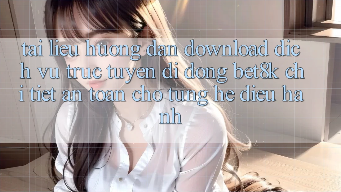 Tài liệu hướng dẫn Download Dịch vụ trực tuyến di động Bet8k Chi Tiết, An Toàn Cho Từng Hệ Điều Hành