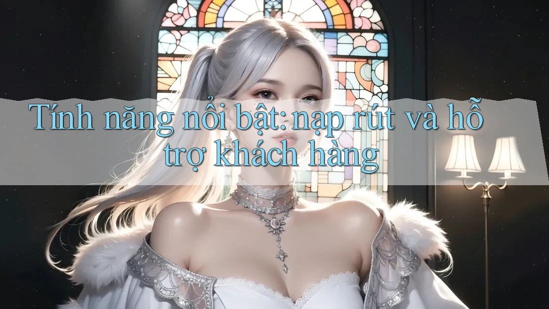 Tính năng nổi bật: nạp rút và hỗ trợ khách hàng Tính năng nổi bật: nạp rút và hỗ trợ khách hàng